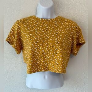 Outlaw Floral 90s Style Crop Top